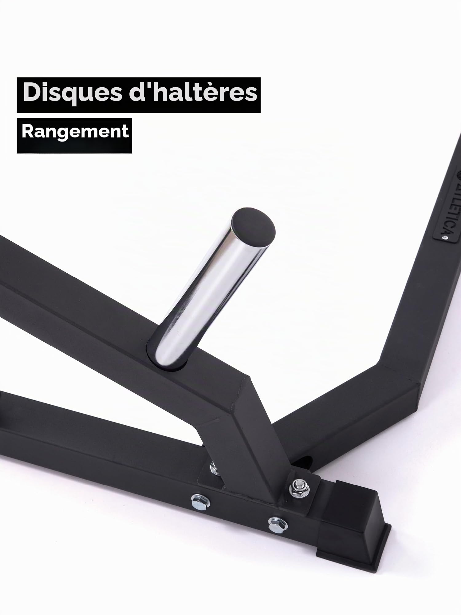 Atletica R7 Half Rack 214 cm Professionnel J-Hooks, Deadlift Station | 214 cm de haut, poids net de 102 kg, crochets en J professionnels, station de levage de terre, tube carré de 70 mm