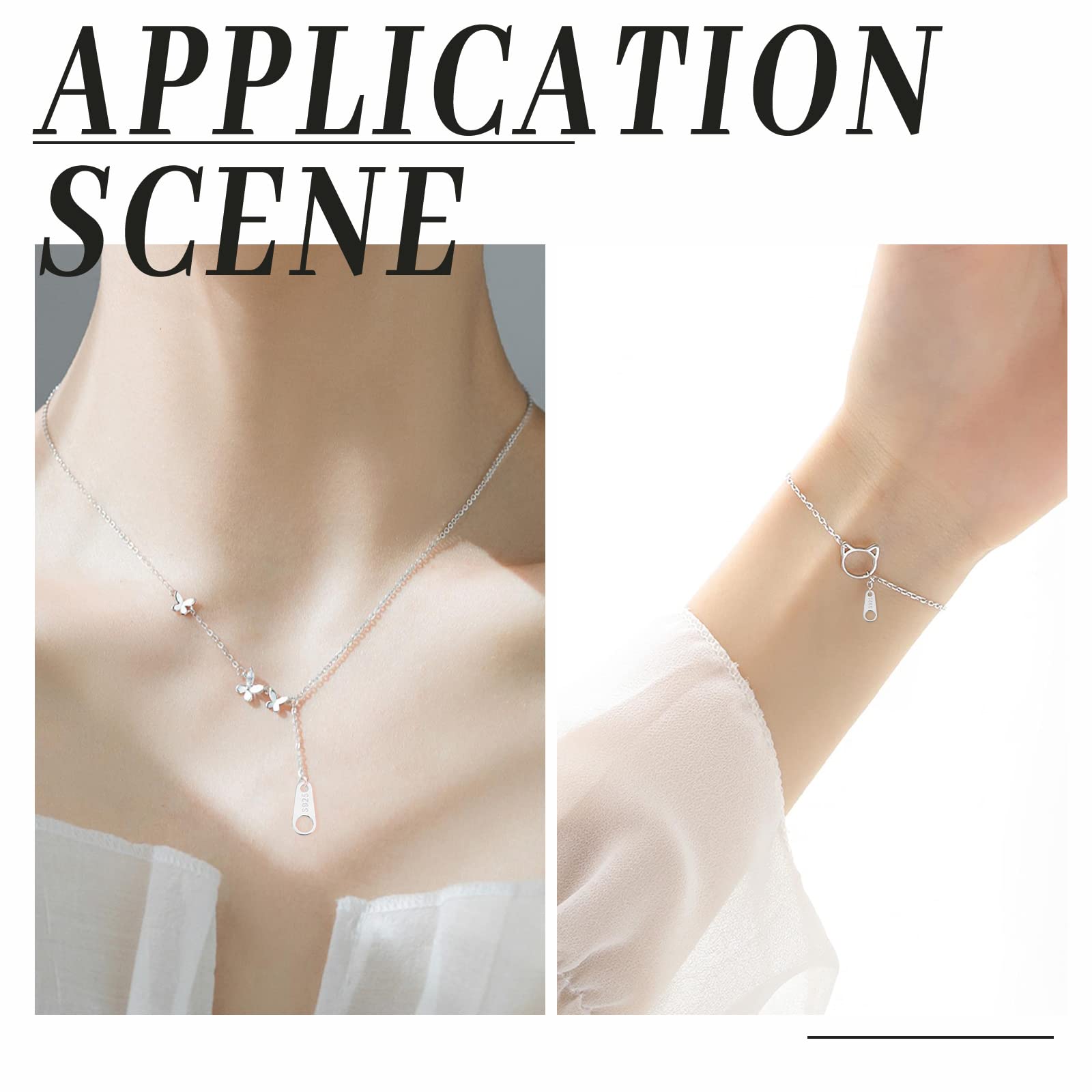 Beebeecraft 925 Sterlingsilber Anhänger 2er Set - Ovale Edelsteinfassung 10x8mm