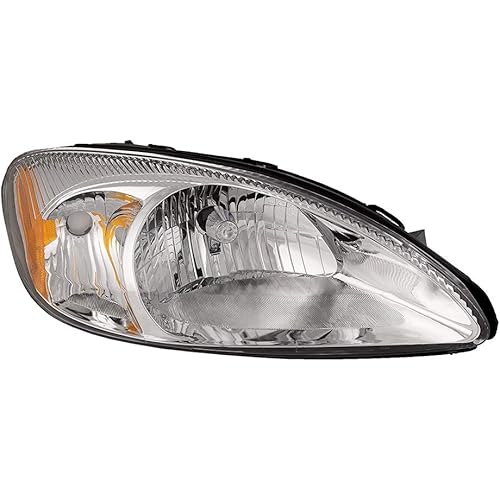 EPIC LIGHTING OE Style Replacement Headlight Assembly Compatible with Ford 2000-2007 Taurus [ FO2503169 1F1Z13008AA ] Right Passenger Side RH