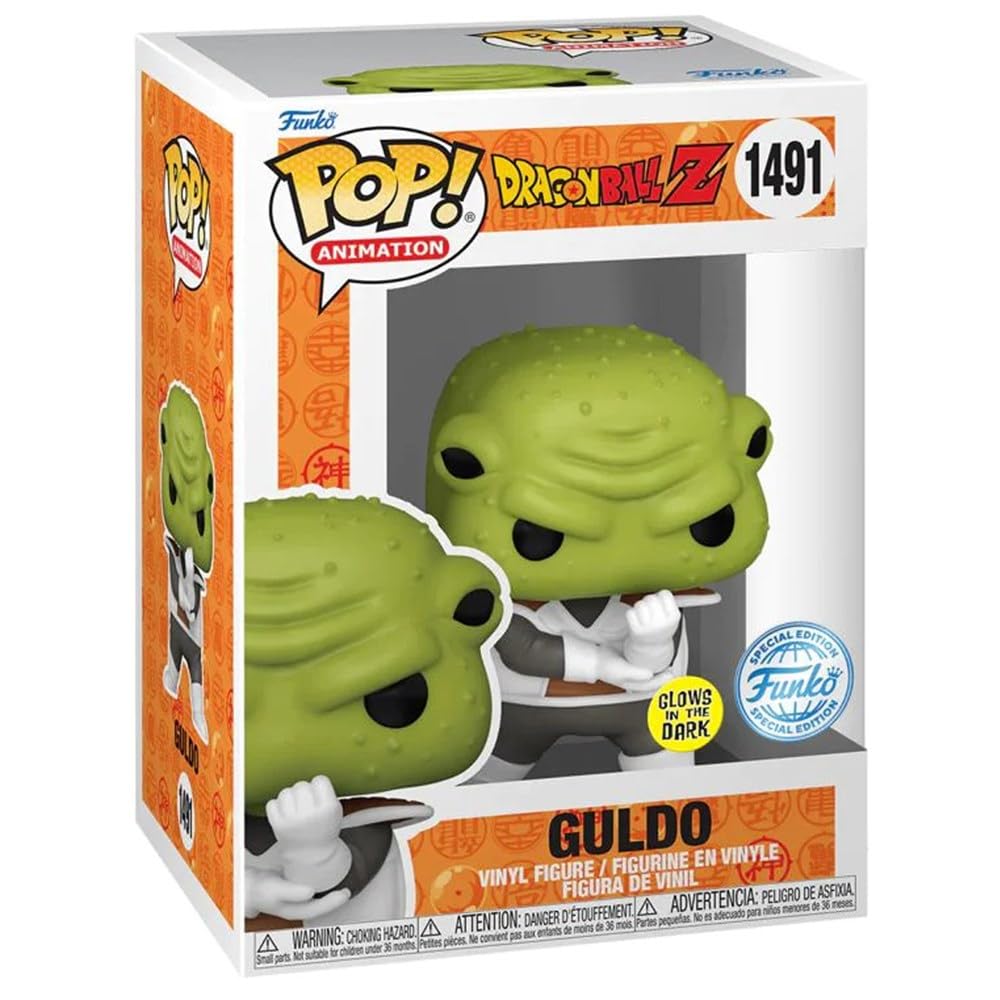 Amazon.com: Funko Pop! Dragon Ball Z Guldo Glow-in-The-Dark