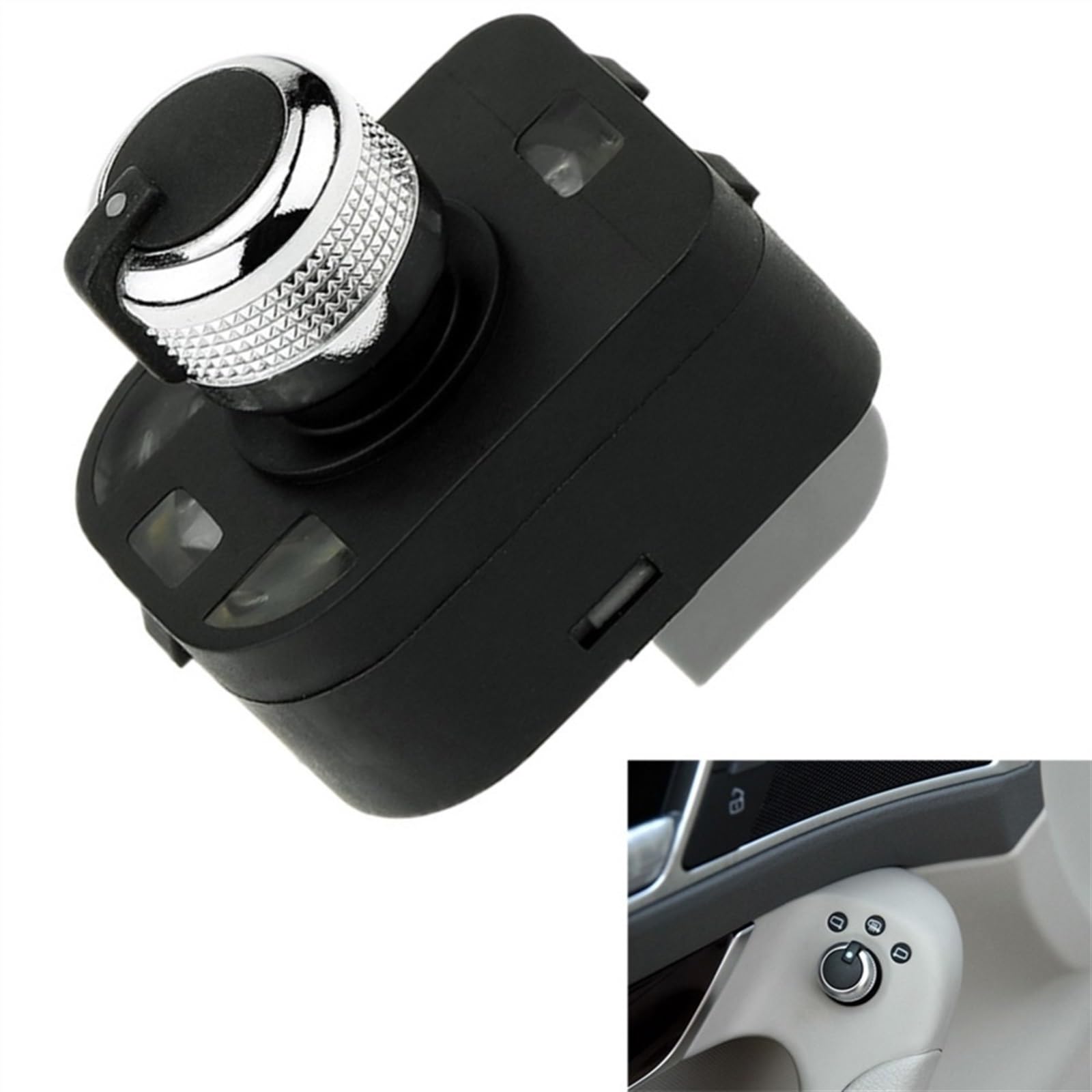 Interruptor De Ajuste De Pejo Retrovisor Exterior, Perilla De Ajuste