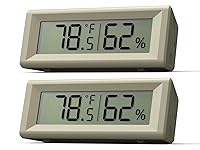 Vista 1 de Higrómetro digital pequeño, medidor de humedad, termómetro interior, monitor de temperatura ambiente y humedad, medidor con sensor preciso