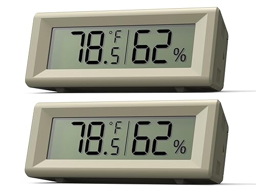 Higrómetro digital pequeño, medidor de humedad, termómetro interior, monitor de temperatura ambiente y humedad, medidor con sensor preciso, para