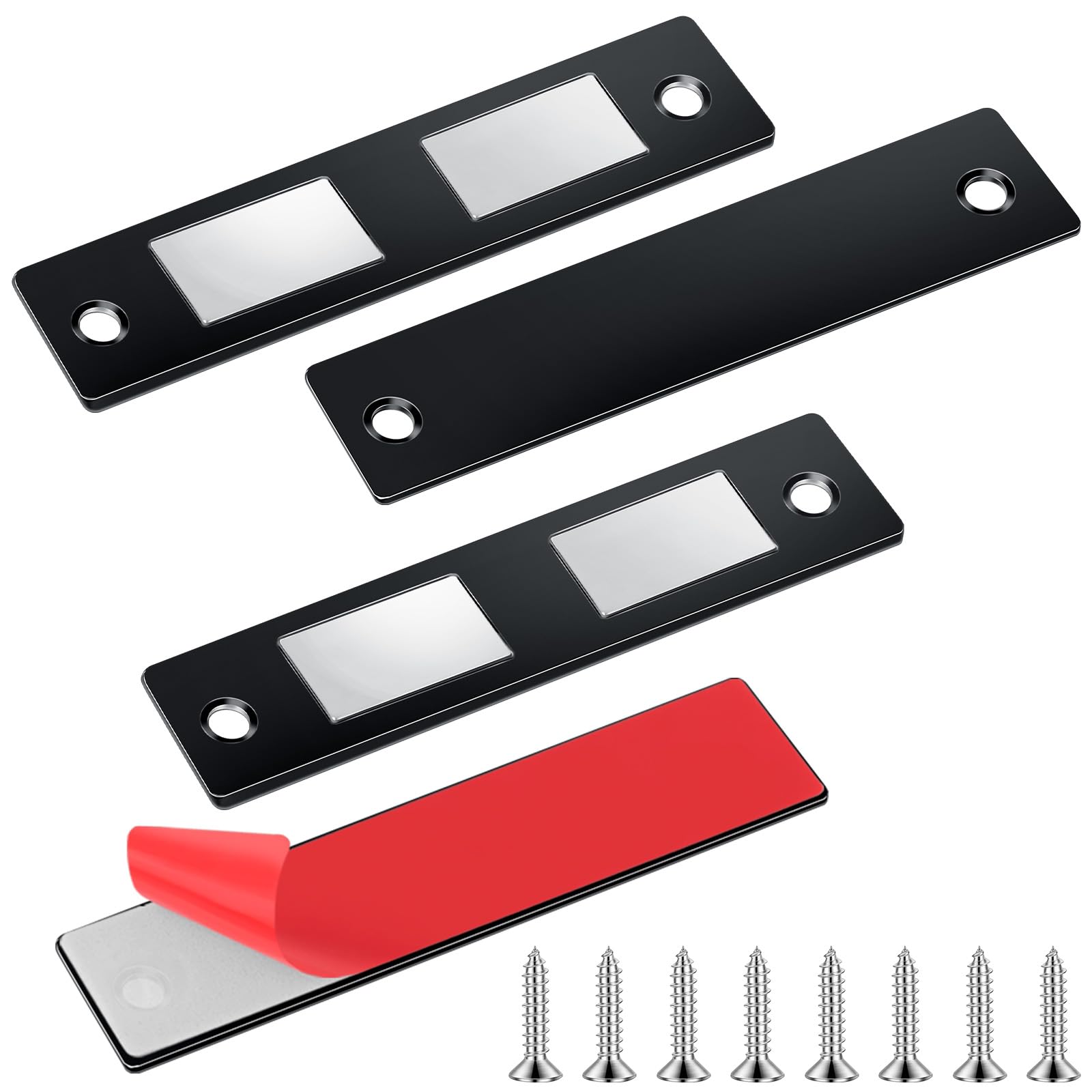 Romon Szafka magnetyczna Catch-Black-2 szt. hak do szafki, czarny