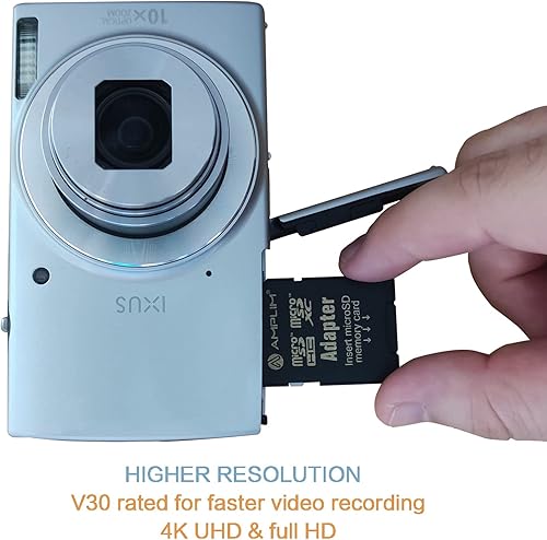 Miniatura 6 de Amplim Tarjeta Micro SD de 128 GB adaptador de memoria MicroSD Plus de alta velocidad MicroSDXC SDXC U3 Clase 10 V30 UHS-I TF Nintendo-Switch Go Pro