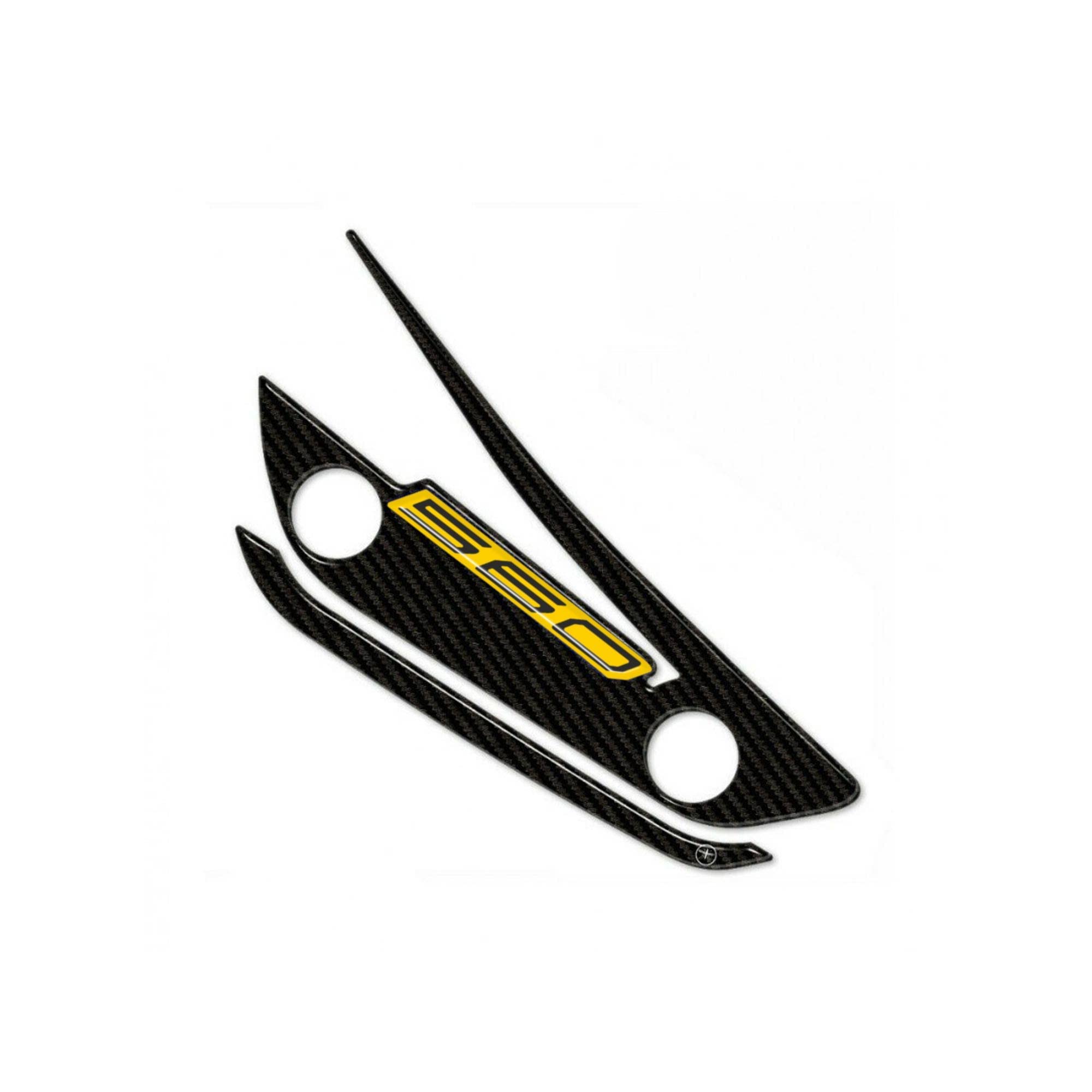 labelbike - 3D Resin Gel Sticker for Protection Cover Silencer Compatible with Yamaha Tmax 560 2020-2022