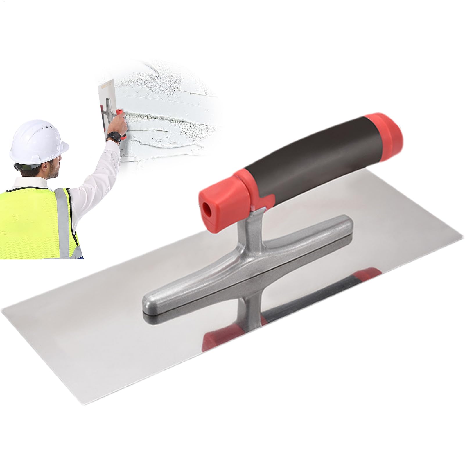 Outils de plâtrage en acier résistant à la rouille et truelle de maçonnerie