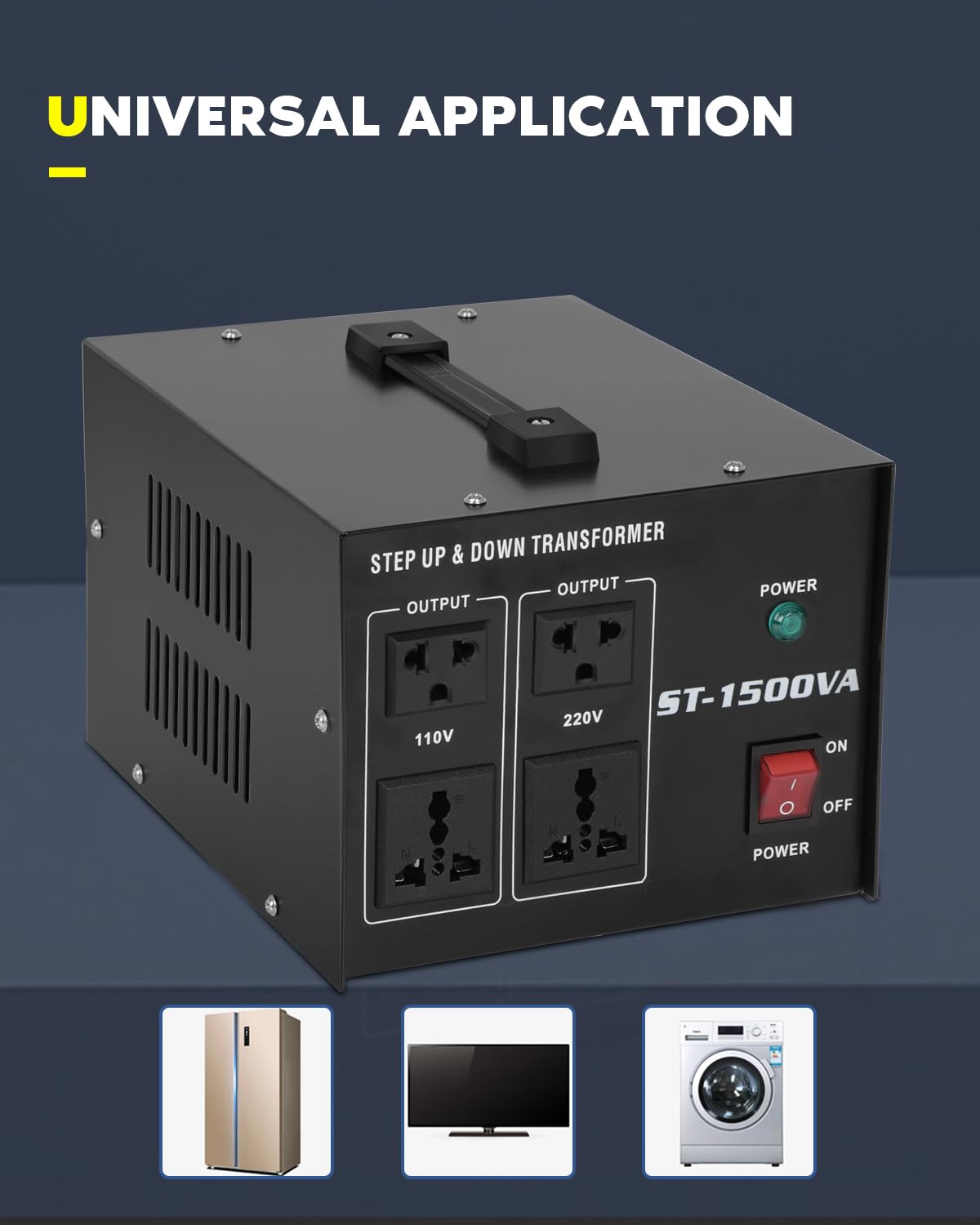 UMIVC 変圧器 1500W 海外電気製品を日本で使用 昇圧器 昇圧機 アッ