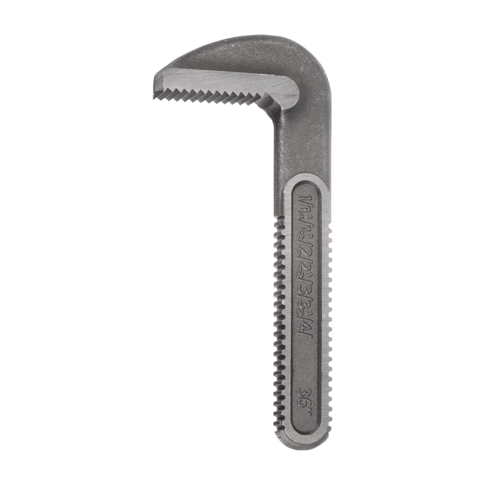 sourcing map Tubo Llave Gancho Mandíbula 36" Plomería Llave Reemplazo Mandíbulas Alto Carbono Acero