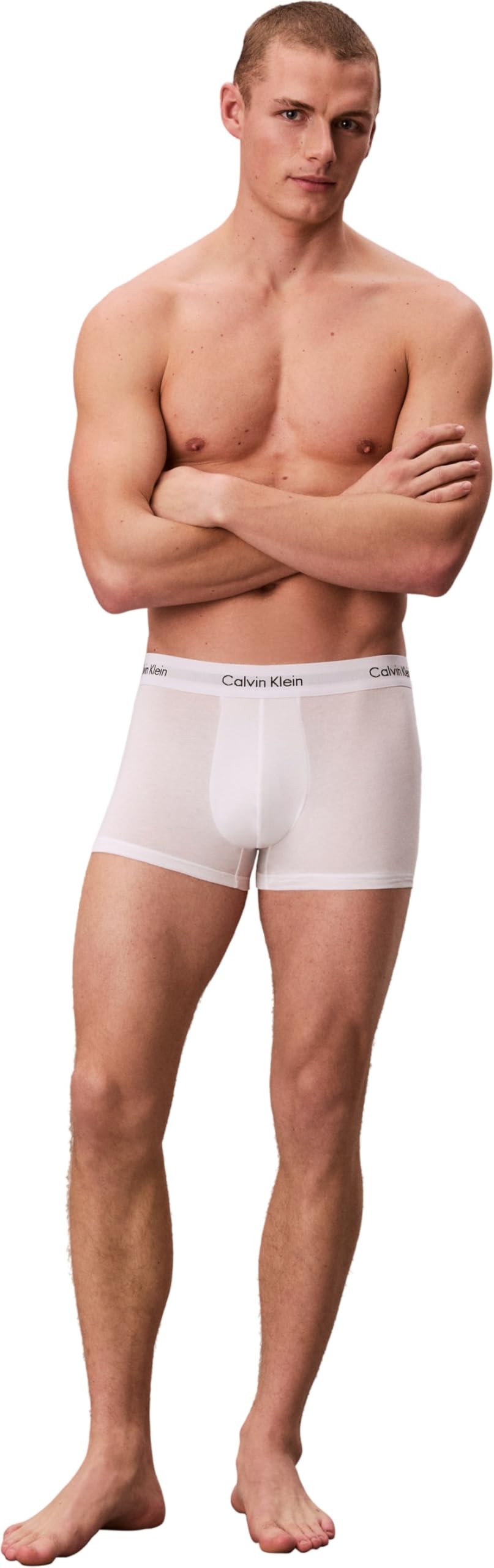 Calvin Klein 3P Low Rise Trunk Bokserki (szorty) Mężczyźni, biały/czarny, L