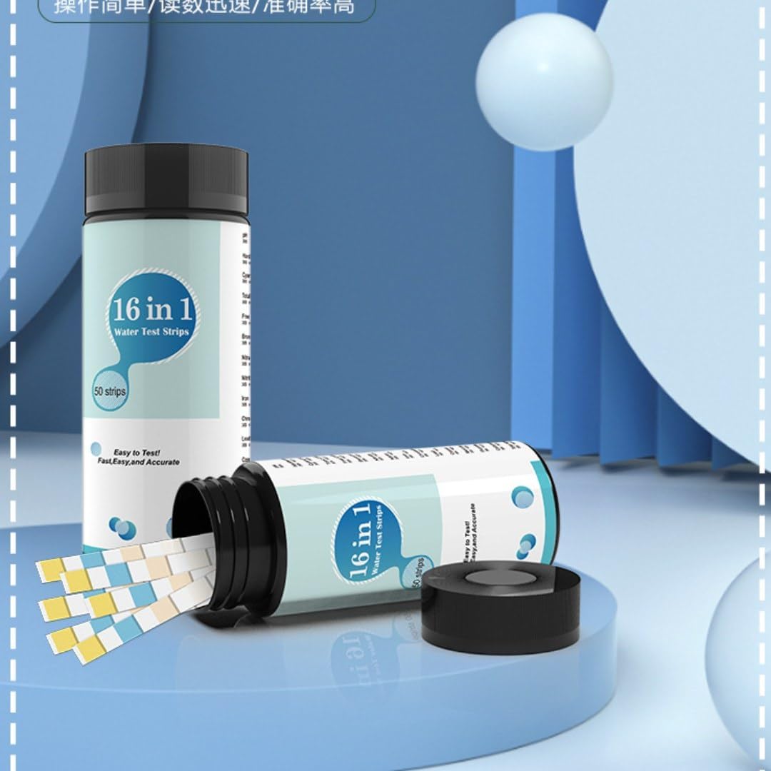 Amazon.co.jp: 水質検査キット 飲料水用 井戸水 水道水 16in1 試験紙