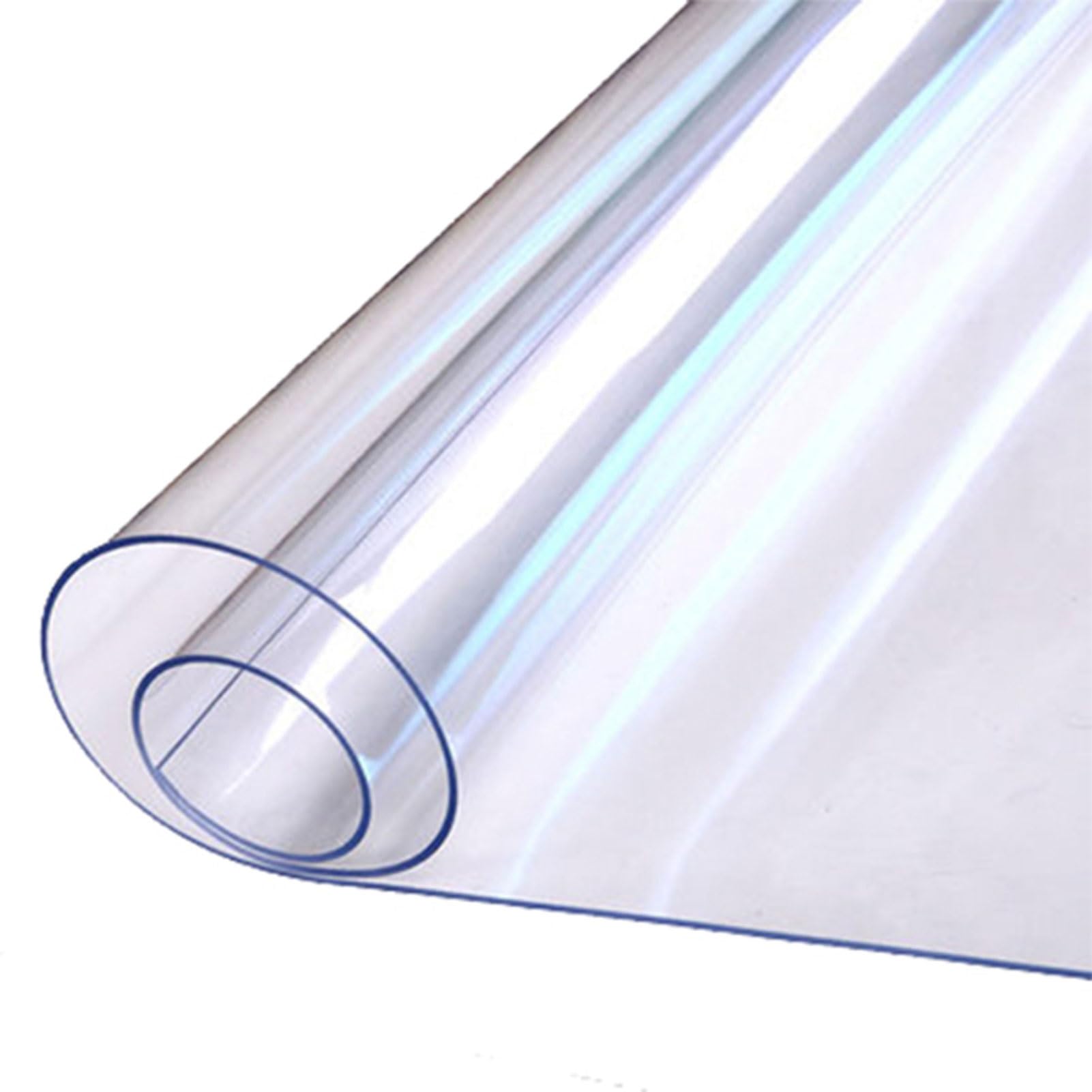 Drsyffsup Clear Office Chair Mat for Wood Floors Transparent Runner Rug Protector Rectangle Computer Desk Mat HD 2mm