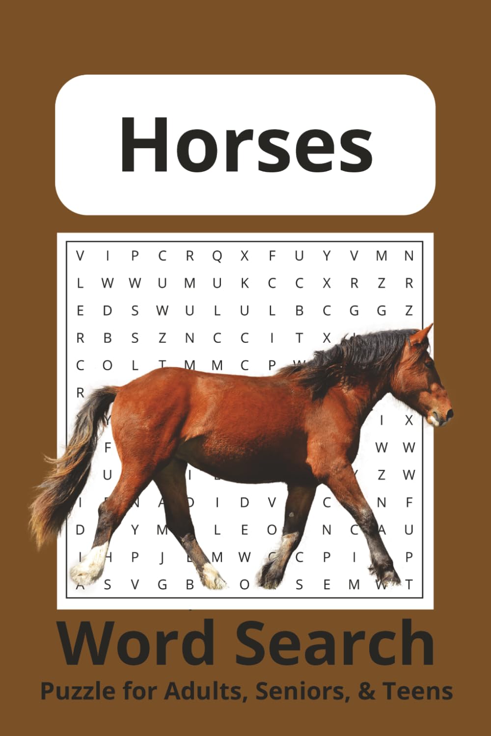 Horse Word Search Puzzle Book