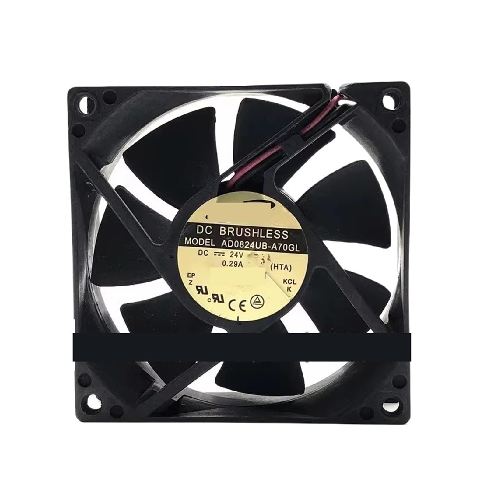 YUSKICCNE 80 * 80 * 25MM 24V 0.29A AD0824UX-A70GL 8CM 2-Wire Cooling Fan(2wire A1)
