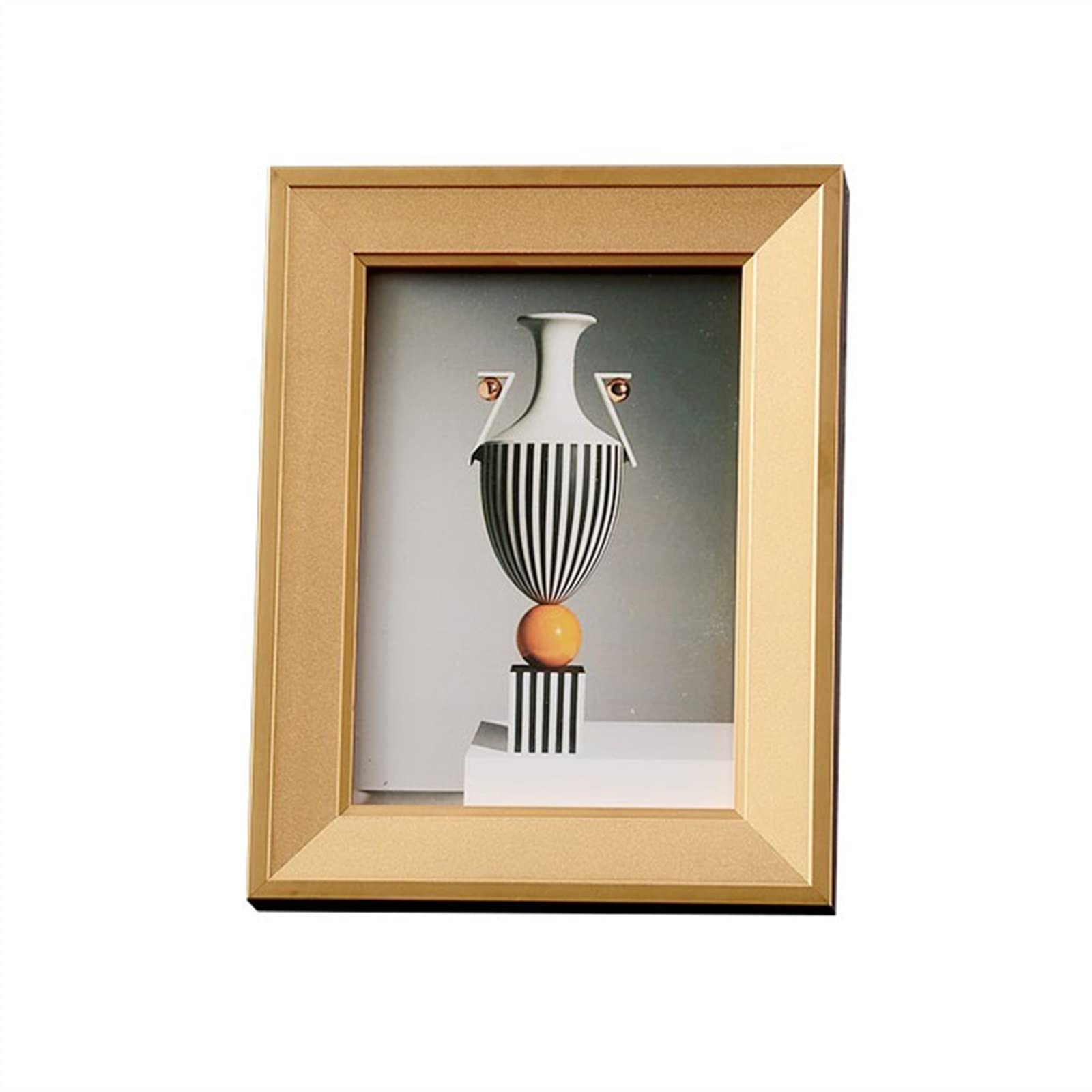 Photo Frame European Creative Photo Frame Pendant 6 "7" 10 "Vintage Wooden Desktop Decorative(5x7)