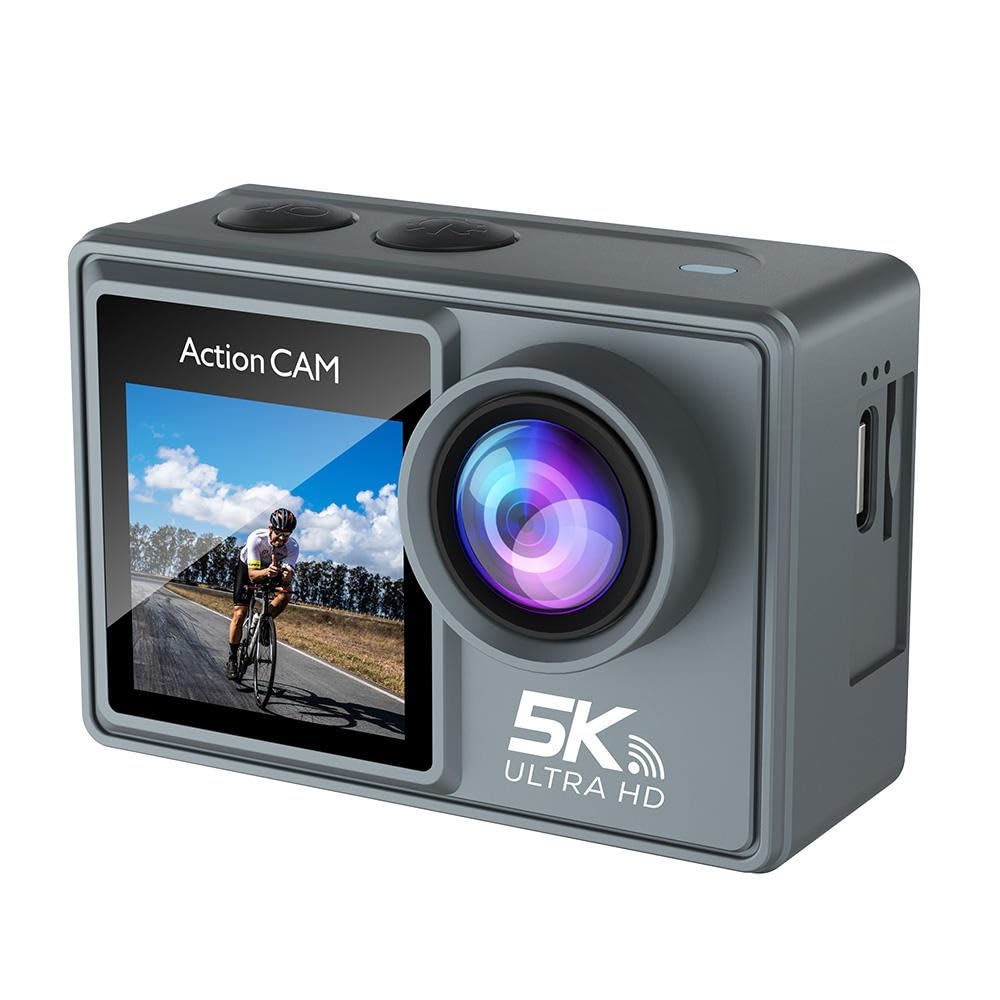 CLEGO UltraHD 5K Action Camera with 50MP | 170° Wide Angle Lens| 2.0-inch LCD| WiFi | EIS| External Mic Support| 30M Waterproof Sports Camera for Diving,Vlogging & Travel-image-37