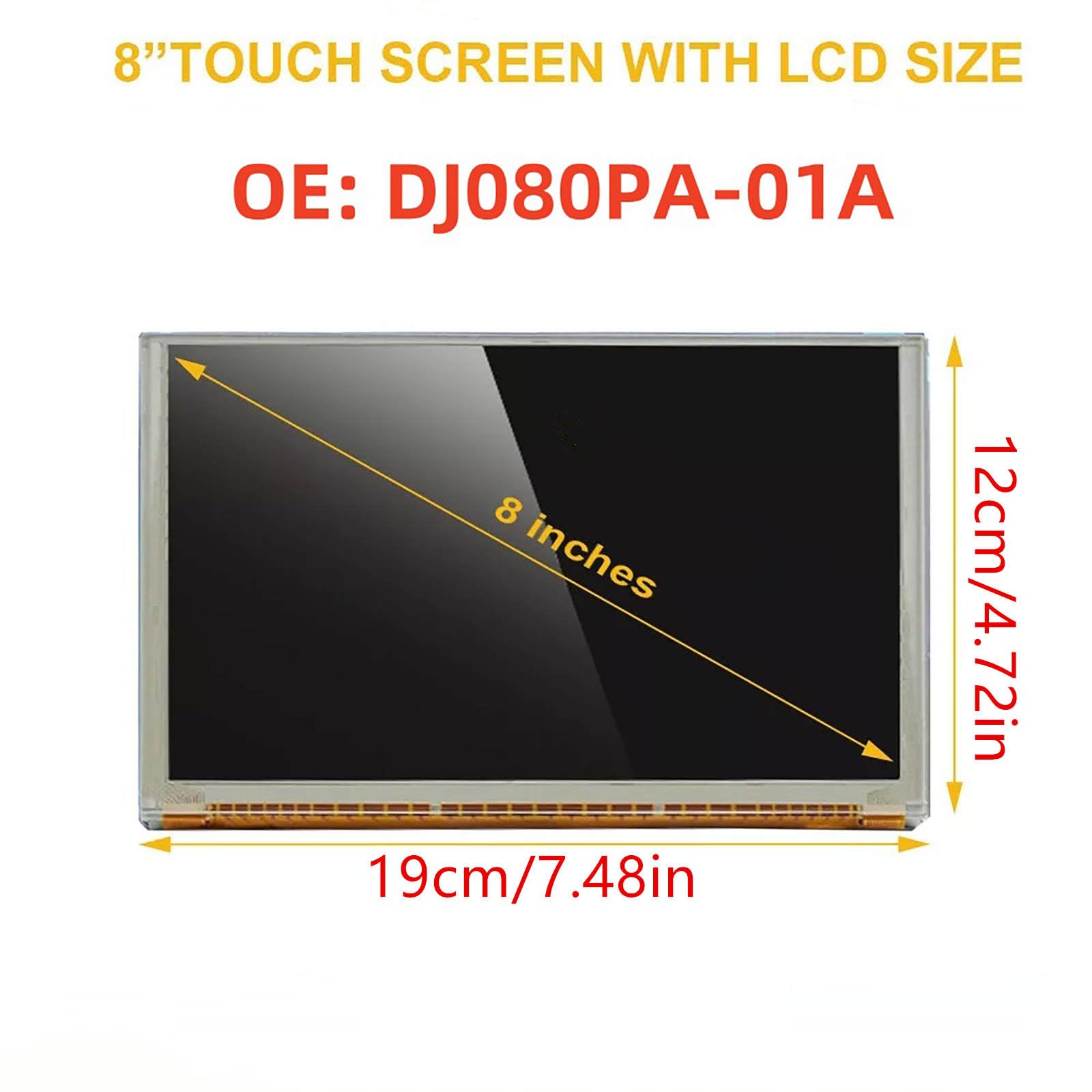 Autoreparatur-LCD-Monitor + Touchscreen für Chevrolet für GMC 2015–2018