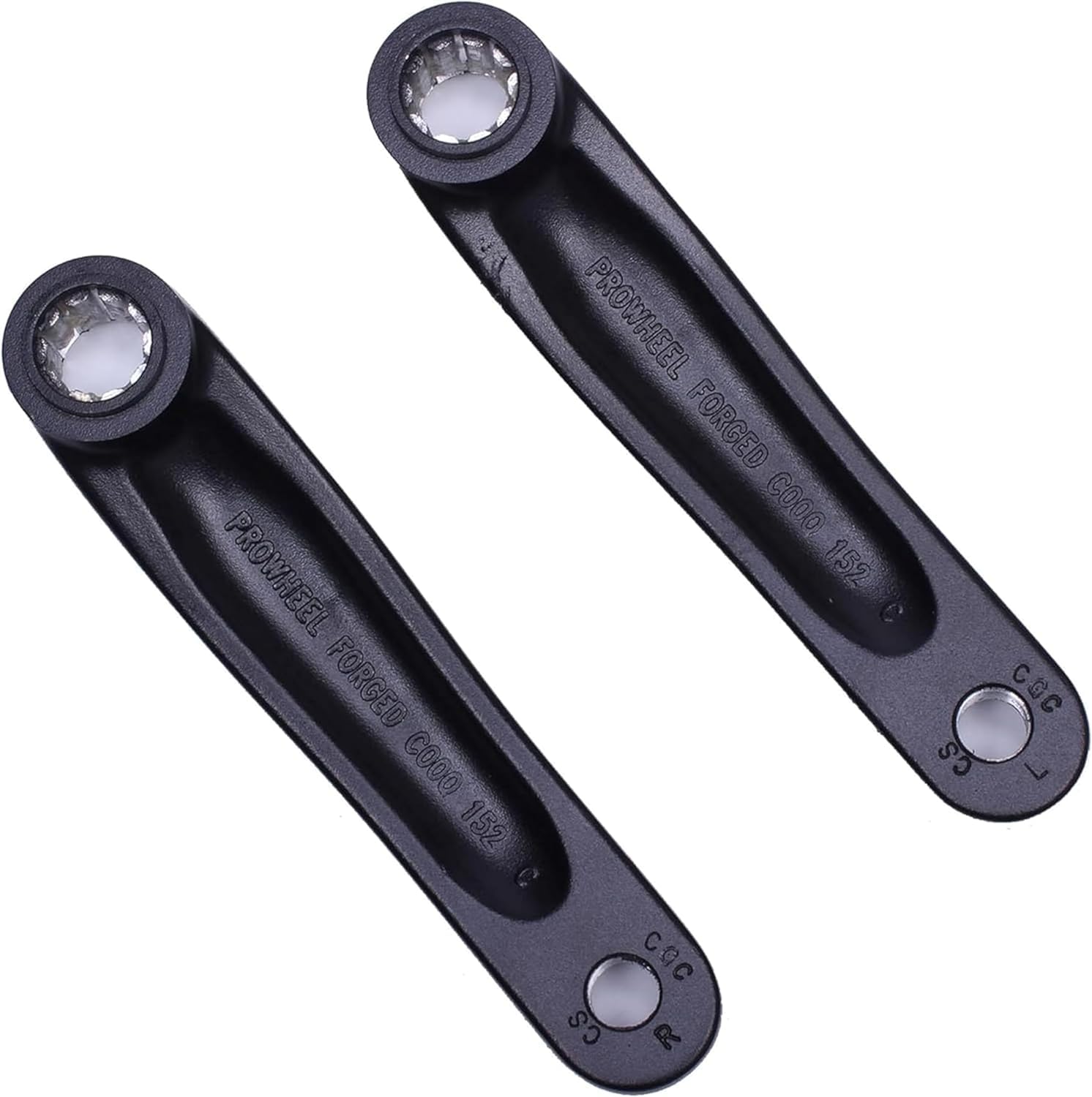 Prowheel Ebike ISIS Crank Arm,127MM/140MM/152MM/160MM/165MM/170MM/175MM Electric Bicycle Crank Arm for ISIS Mid Drive Motor,Bosch GEN4,PW-X3/PW-X2,BANGFANG M620,Brose Standard/MAG,GX0