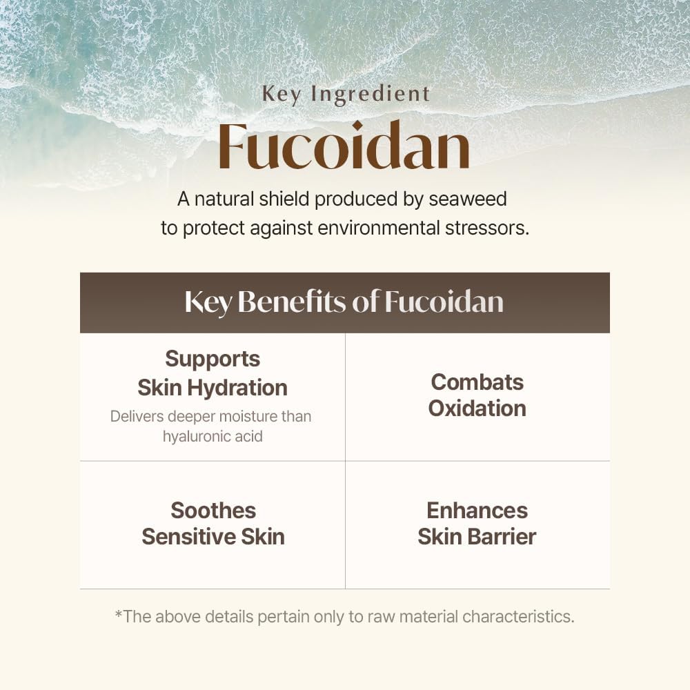 ONUL31 Fucoidan Satin Essence Toner—Korean Facial Toner with 4% Hawaiian Sea Water & Niacinamide, Alcohol Free, Hydrating, Soothing, Gentle 6.76fl.oz. - Image 3