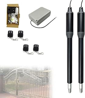Doppelschwingtoröffner, robuster automatischer Bediener mit Fernbedienung, intelligenter Doppelarm für Einfahrtstore, unterstützt Stromversorgung von Solarsystemen Set7