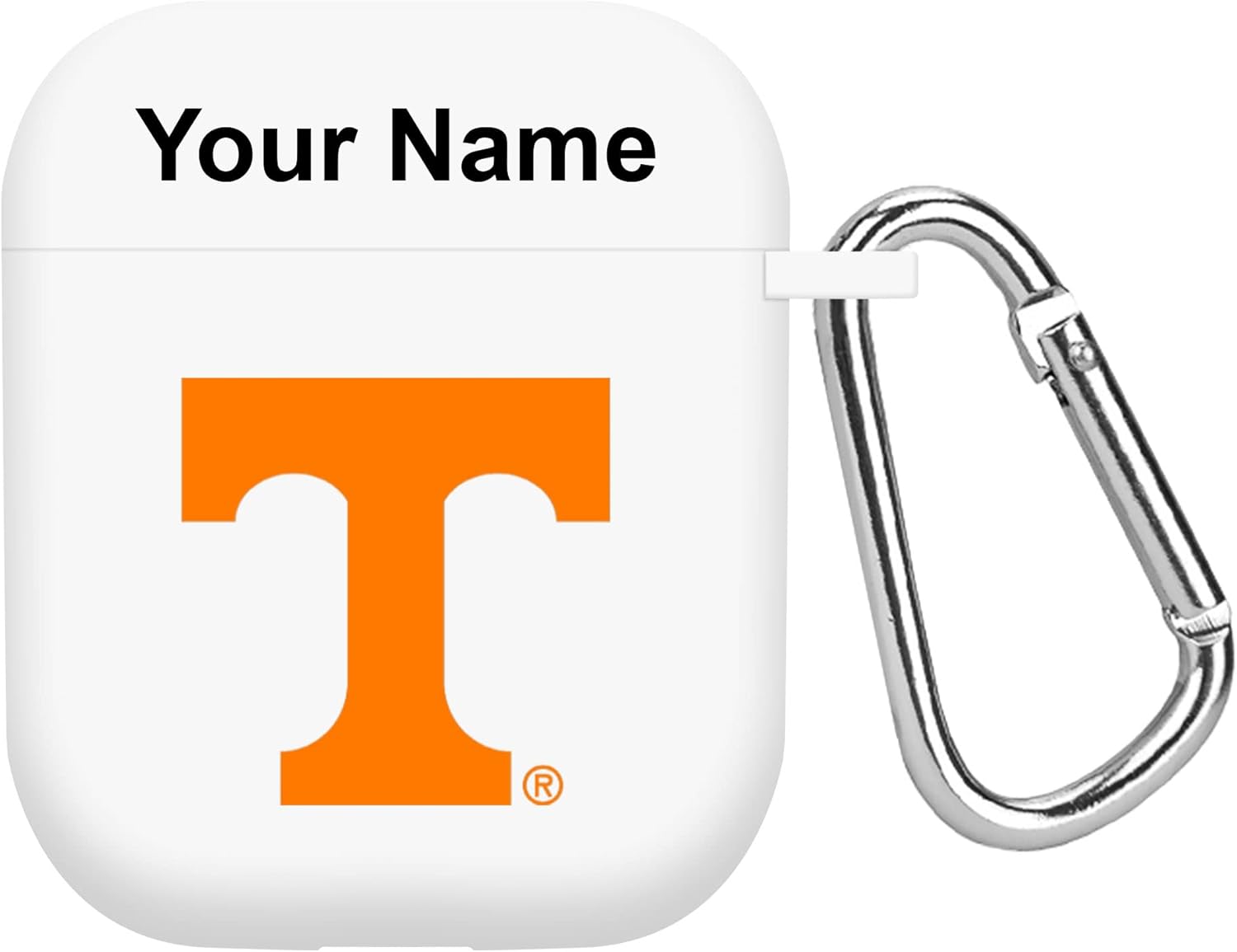 Affinity Bands Tennessee Volunteers Custom Name HD Case Cover Compatible with Apple AirPods Gen 3 (White)