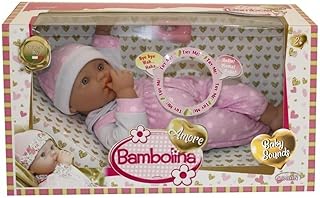 Dimian Bambolina Amore Baby Doll With Sounds And Accessories 36Cm,Model Bd1822, Pink