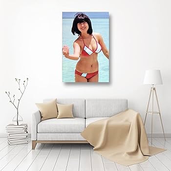 Amazon.co.jp: 河合奈保子写真水着セクシー アートパネルポスター