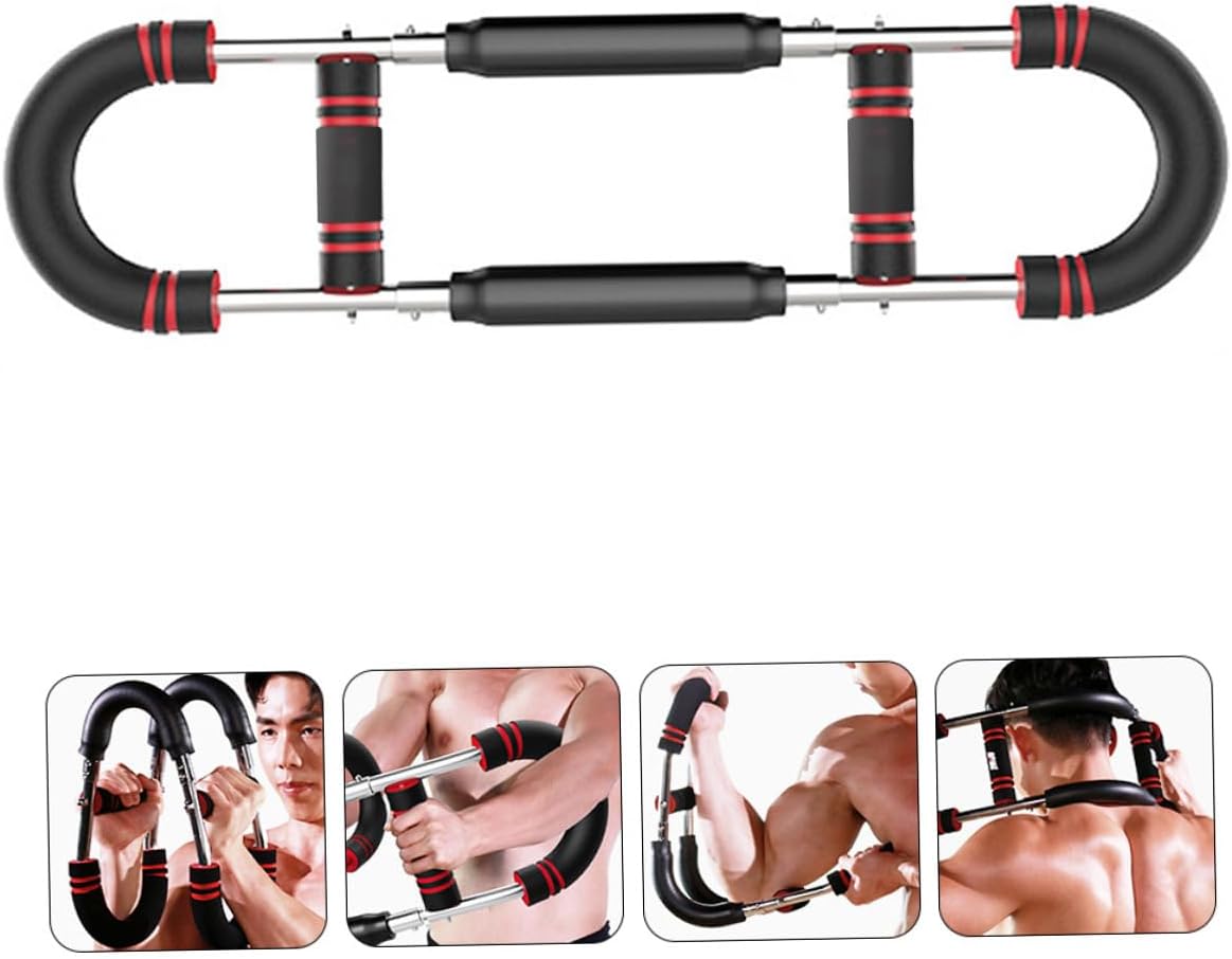 Balacoo Adjustable Chest Expander and Arm Exerciser 50-60KG Resistance for Pectoral Muscle Training Adults Spring Resistance Band for Home Gym and Fitness Workouts