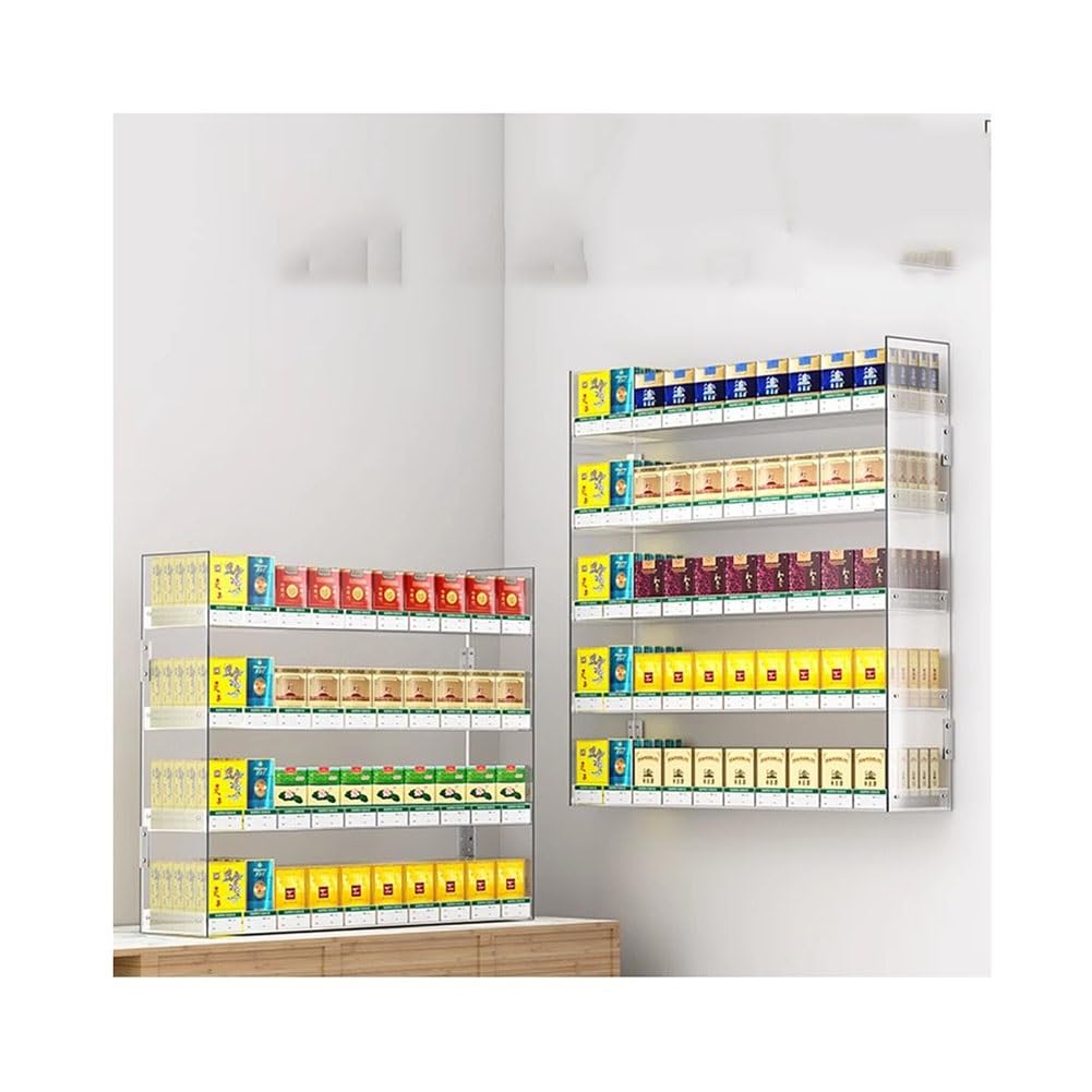 Wandmontierte Acryl-Vitrine für den Einzelhandel – langlebige Vitrine mit einfachem Zugang und kompaktem Design