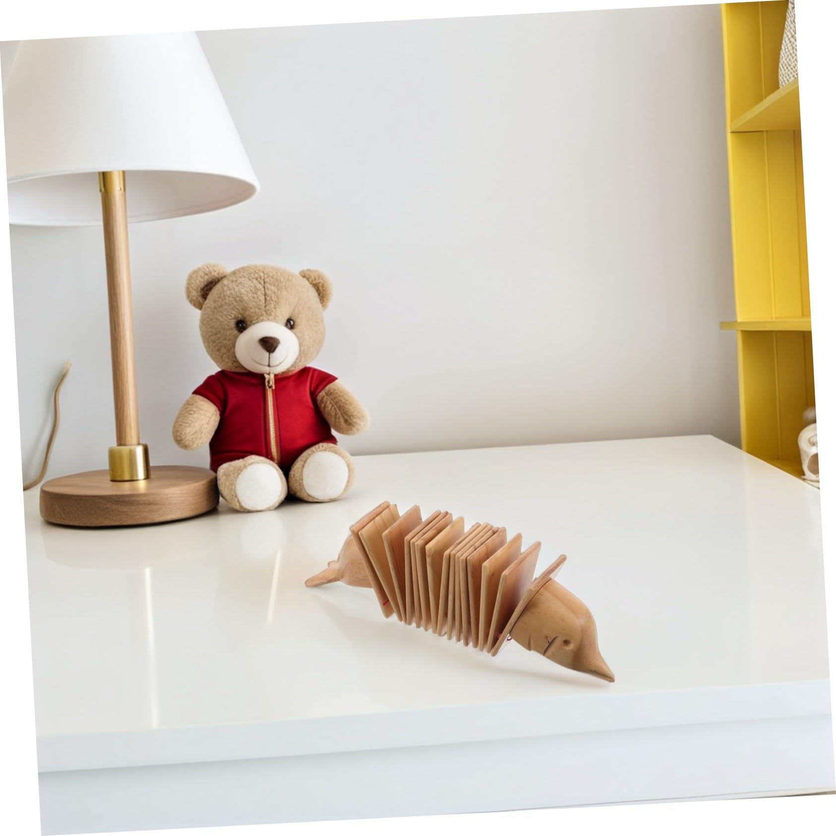 Batacchio Musicale in Legno a Forma di Delfino, Khaki | Giocattolo Musicale che Bussa, per Piccoli Strumenti Musicali e Strumenti per Piccoli, Festa Scuola Decor