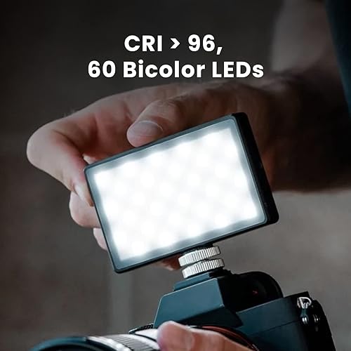 Miniatura 4 de Lume Cube Mini luz LED de panel bicolor para cámaras réflex digitales profesionales  Panel ajustable pantalla LCD iluminación de fotos y video