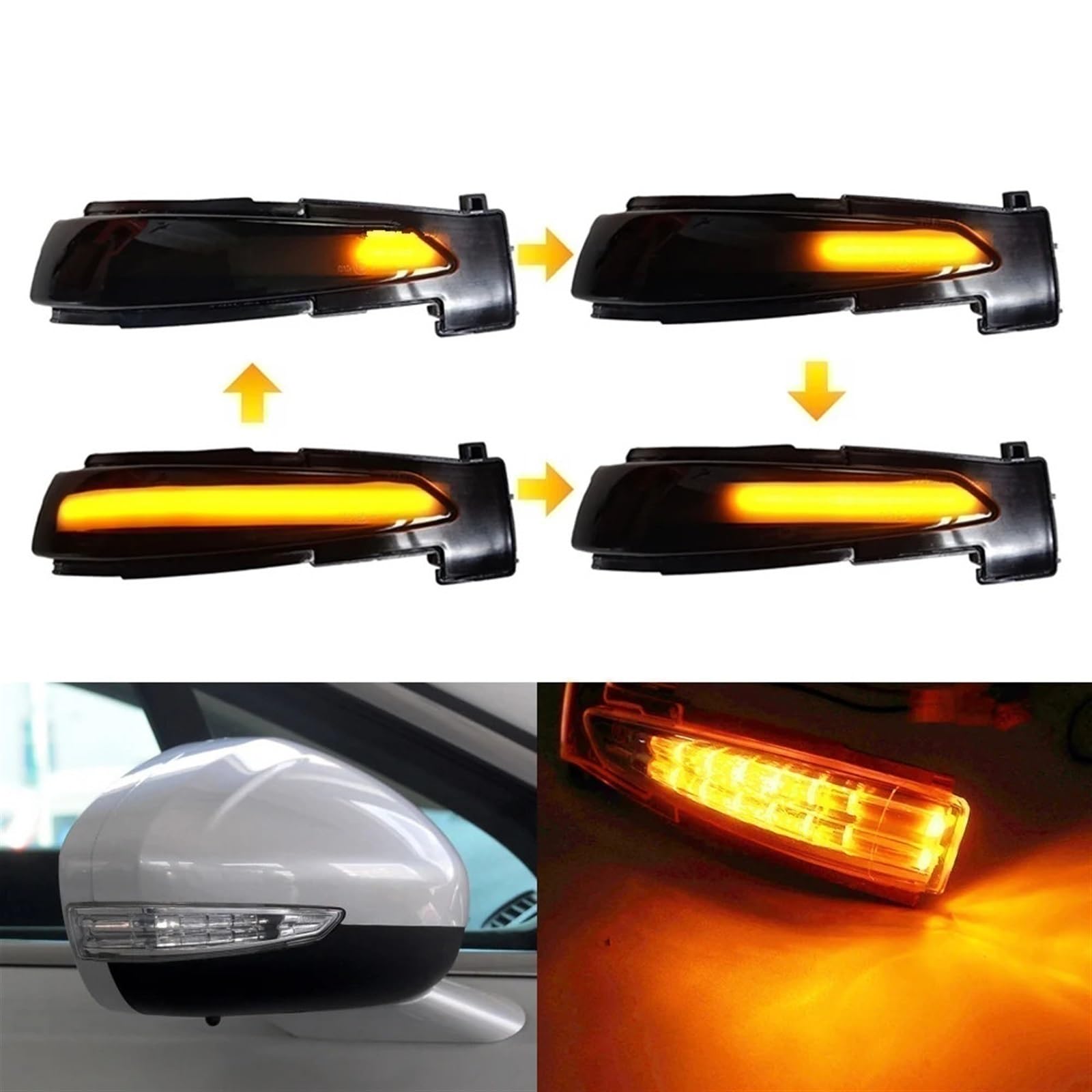 Compatibile Con Citroen Per C4 Per Grand Per Picasso II 2013-2017 Indicatore Di Direzione Indicatore Di Direzione Retrovisore Laterale Per Luce Specchietto Retrovisore Indicatore Svolta