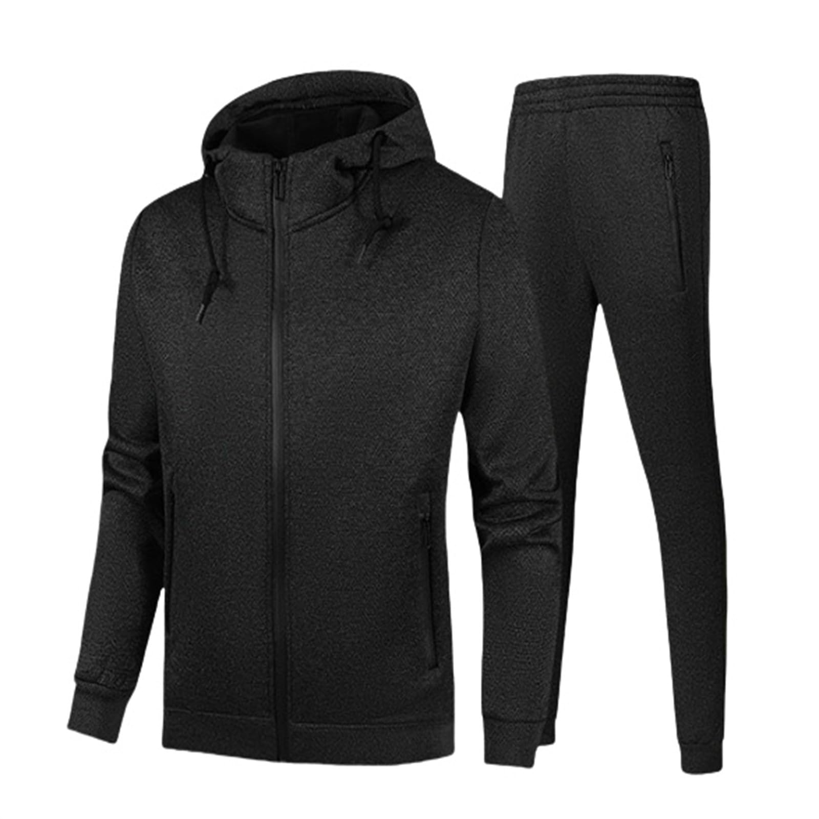 Chándal completo para hombre Y2k - Sudadera de Navidad para hombre y pantalón - Chándal deportivo para hombre - Bolsillos - Chándal deportivo de invierno transpirable Tracksuit running - Ropa