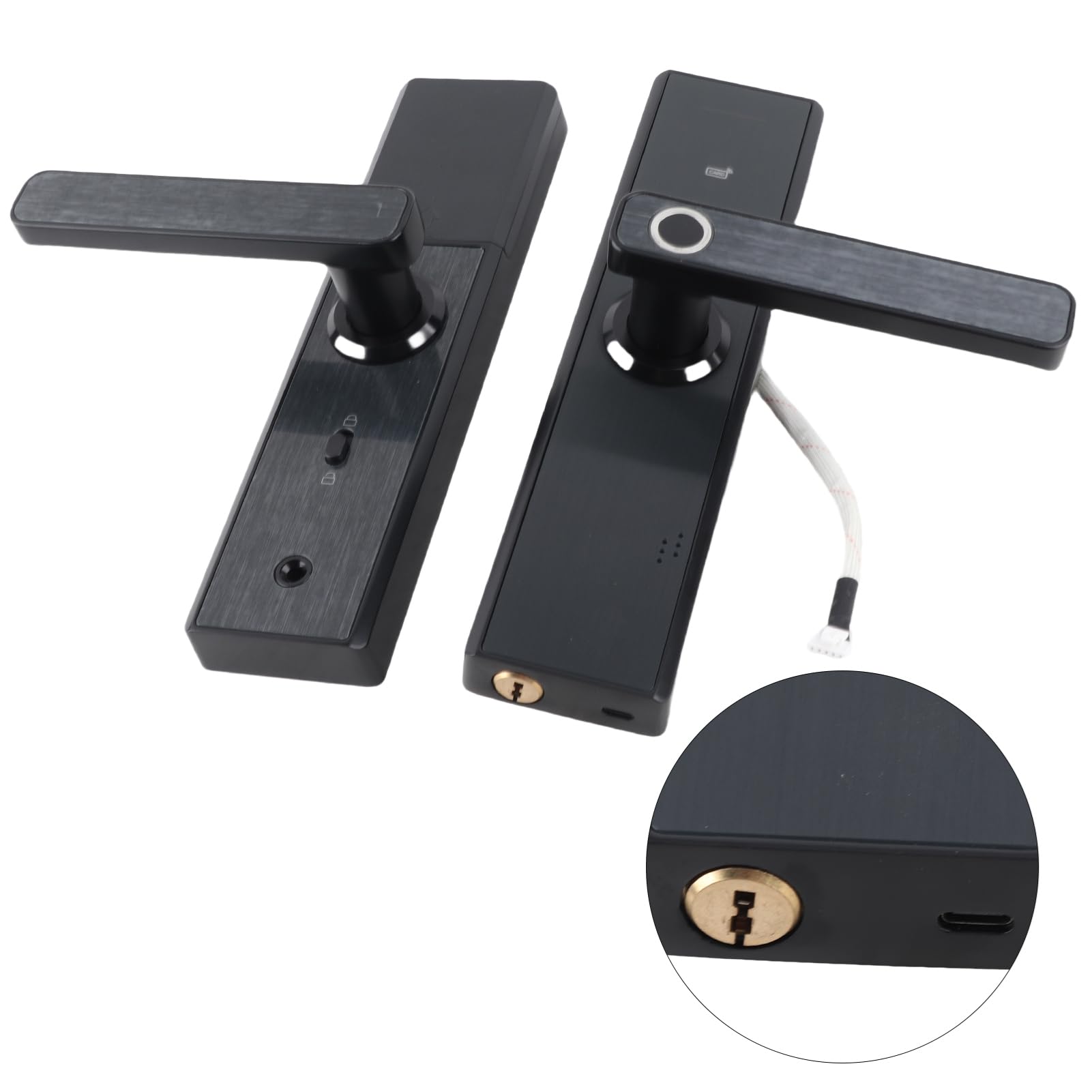 Alomejor Fingerprint Door Lock with Remote Access | Stop cynku, wiele trybów odblokowania, zdalne zarządzanie za pomocą aplikacji