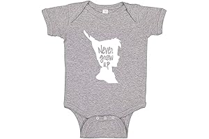 Never Grow Up It's A Trap Premium Baby Boy or Girl Romper For Pan Fans