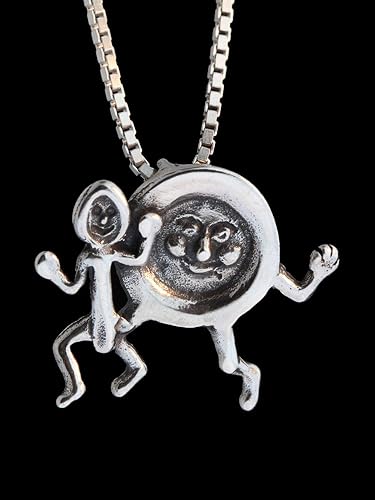 Miniatura 2 de Dish and Spoon Charm Pendant Silver Charm Mother Goose