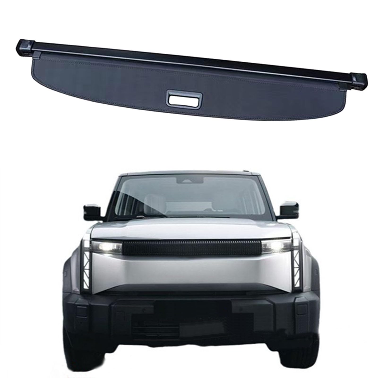 SXLGDW Car Retractable Rear Trunk Parcel Shelf,Compatible with Chery iCAR 03,Car parts