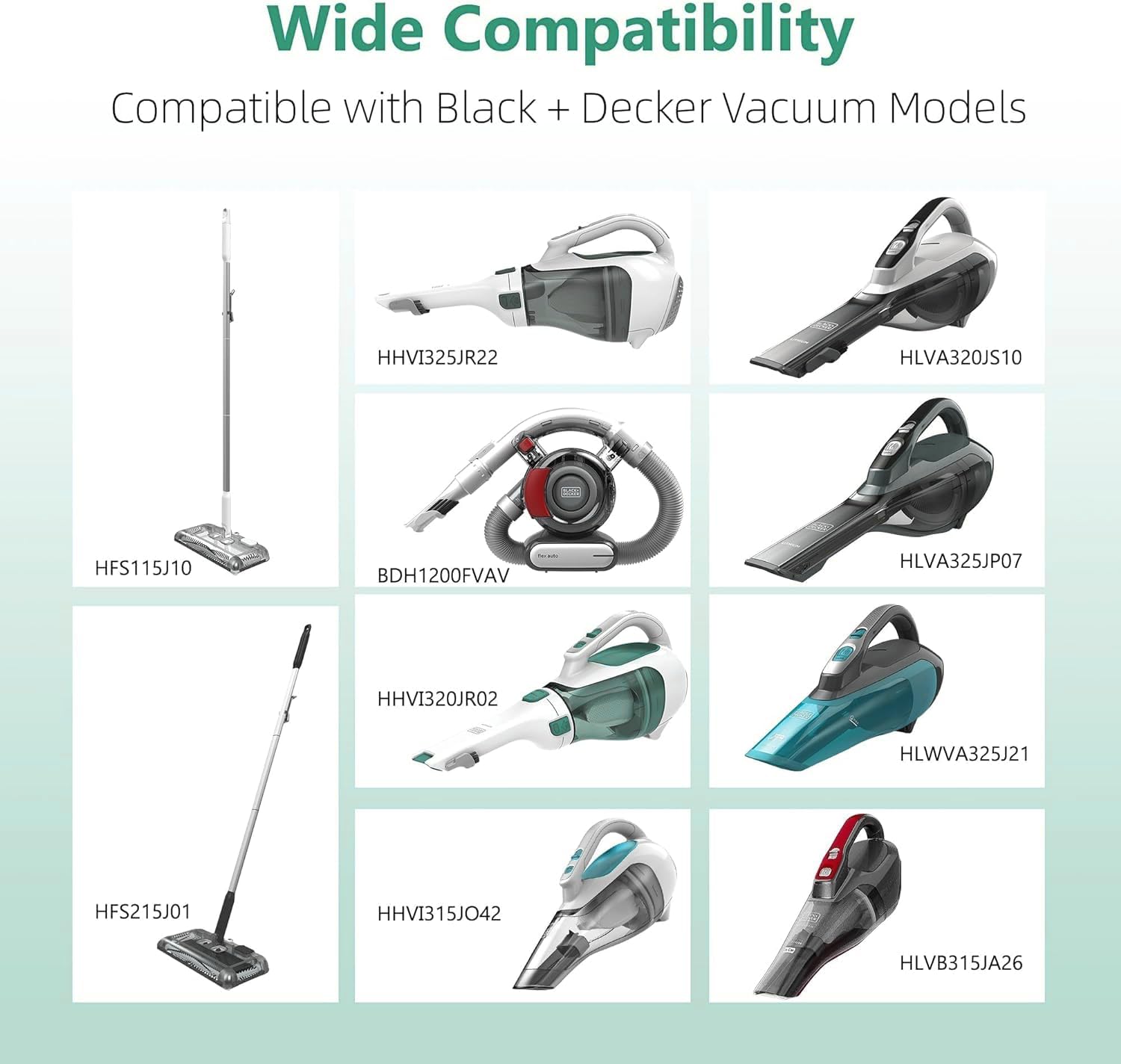 FITE ON DC 15V Charger Compatible with Black and Decker Dustbuster Handheld Vacuum HHVI315JO42 HHVI320JR02 HLVA320JS1 Power Adapter 90627870 S003AQU1500015 Black Decker Vacuum Hand Power Cord