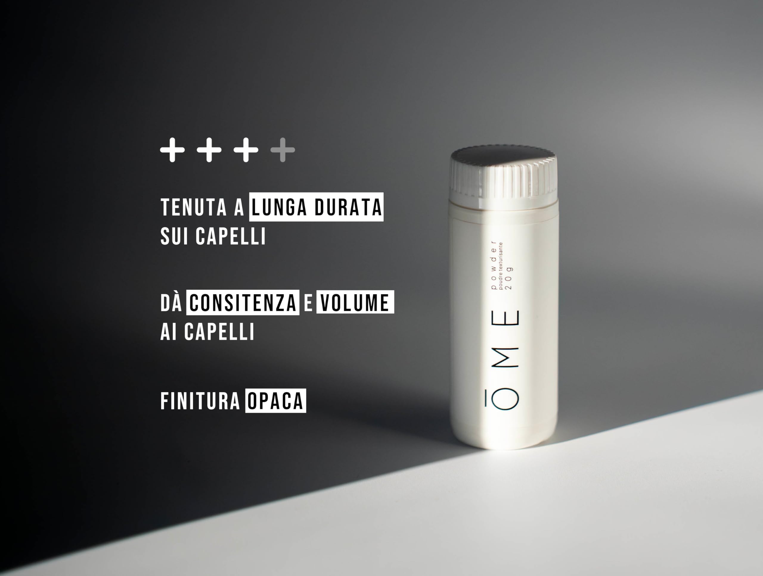 ŌME Polvere Modellante per capelli 20g – Volume e Texture Istantanei – Finitura Opaca Naturale Effetto Densità e Tenuta Leggera – Marca Francese