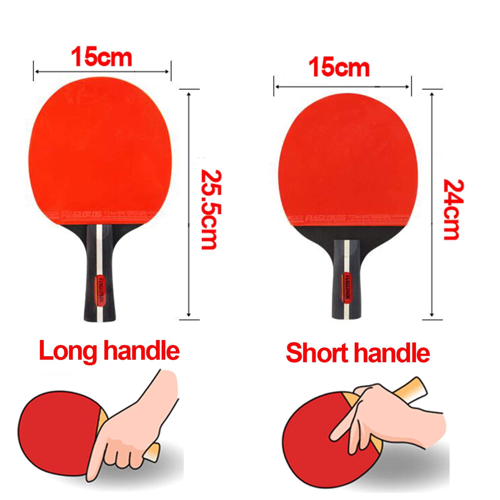 Set, 2-Spieler-Freizeitspiel, Qualität for Familienspiele/Doppelspiel(Long Handle)
