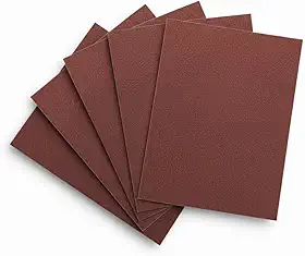 Lixa Grão 220, Massa, Gesso e Madeira - Kit c/5 Folhas de Lixa Grão 220