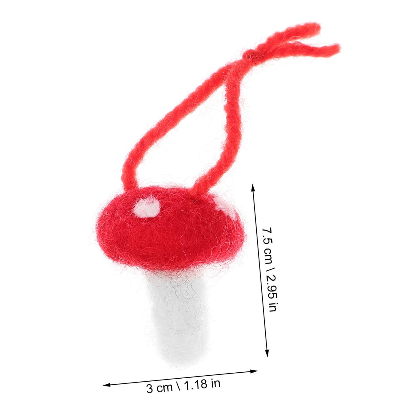 ABOOFAN 36 Pz Ciondolo albero di Natale ornamenti di peluche natalizi ornamento da appendere in feltro decorazioni natalizie etichette natalizie arredamento abbellimento natalizio