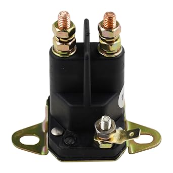 AM103290 12V Starter Solenoid AM105171 435-097 Compatible with John Deere Lawn Tractor Mower 100 108 110 111 112 112L 120 140 200 210 212 214 216 300 Compatible with MTD 725-0530 725-0771