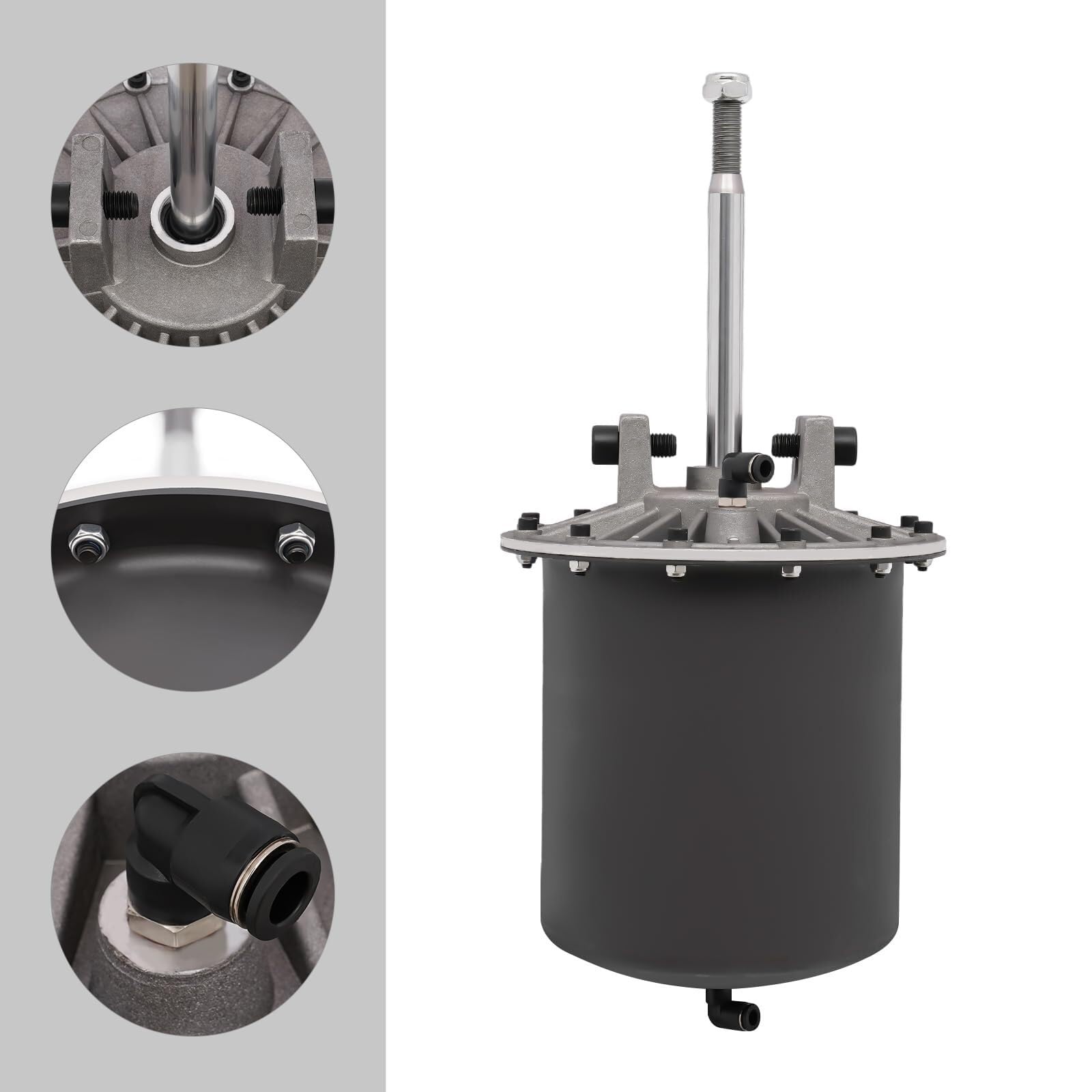 Destalonador neumáticos Cambiador de neumáticos, Cilindro Universal Cilindro destalonador Completamente ensamblado Cubierta de Aluminio con Sello Tipo 186Y