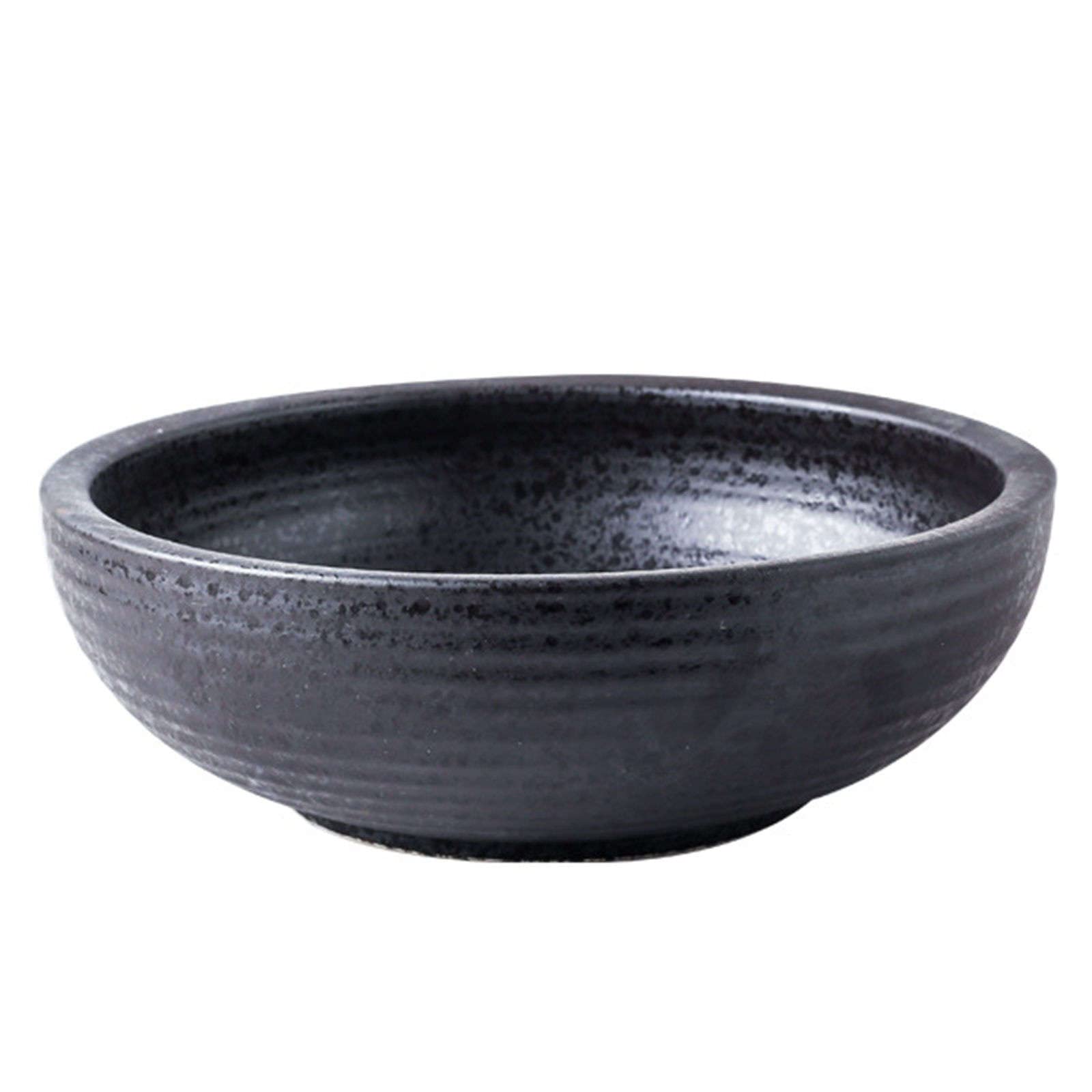 Ensaladera De Pasta De Cerámica Ensaladera Grande De 24 Cm, Ensaladera Extra Grande De Cerámica, Ensaladera Grande De Porcelana Grande, Plato De Ensalada Grande Colorido-2000ml-Blanco (Negro 2000ml)