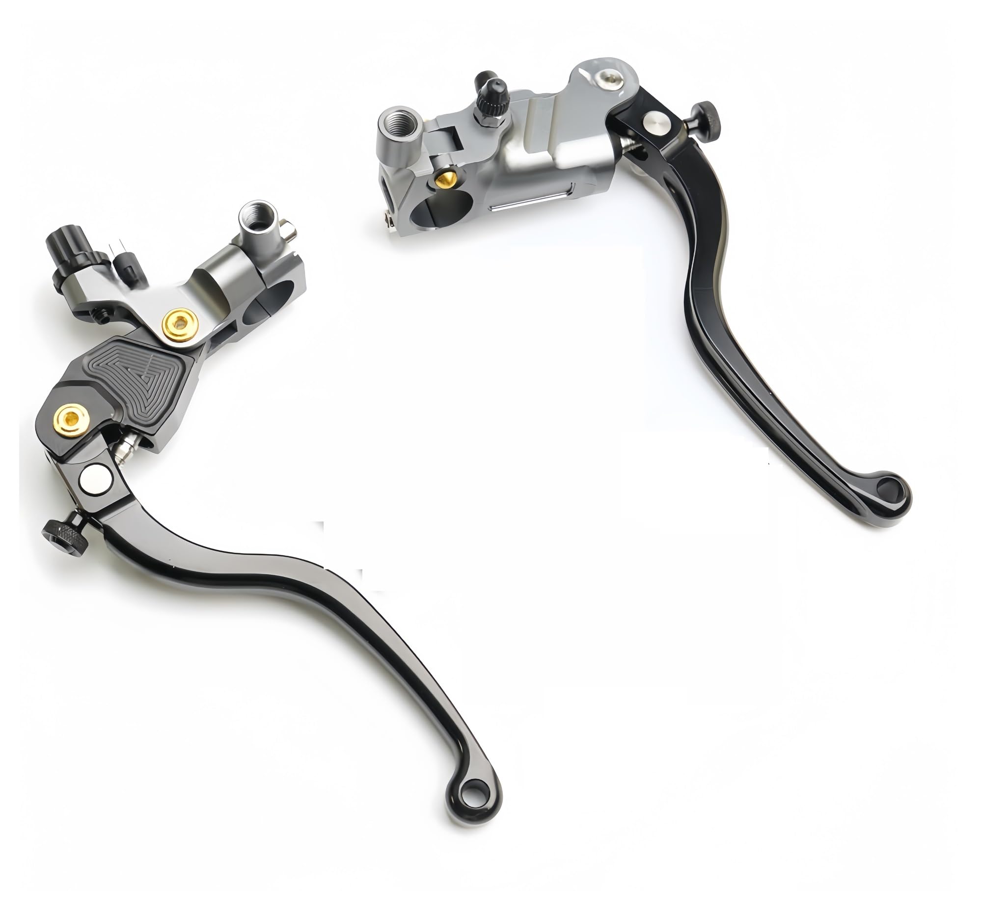 Riderai Gray Motorbike Clutch Levers 19Rcs Racing Motorcycle Clutch Lever, Left Perch Line Cable 22Mm(Gray)