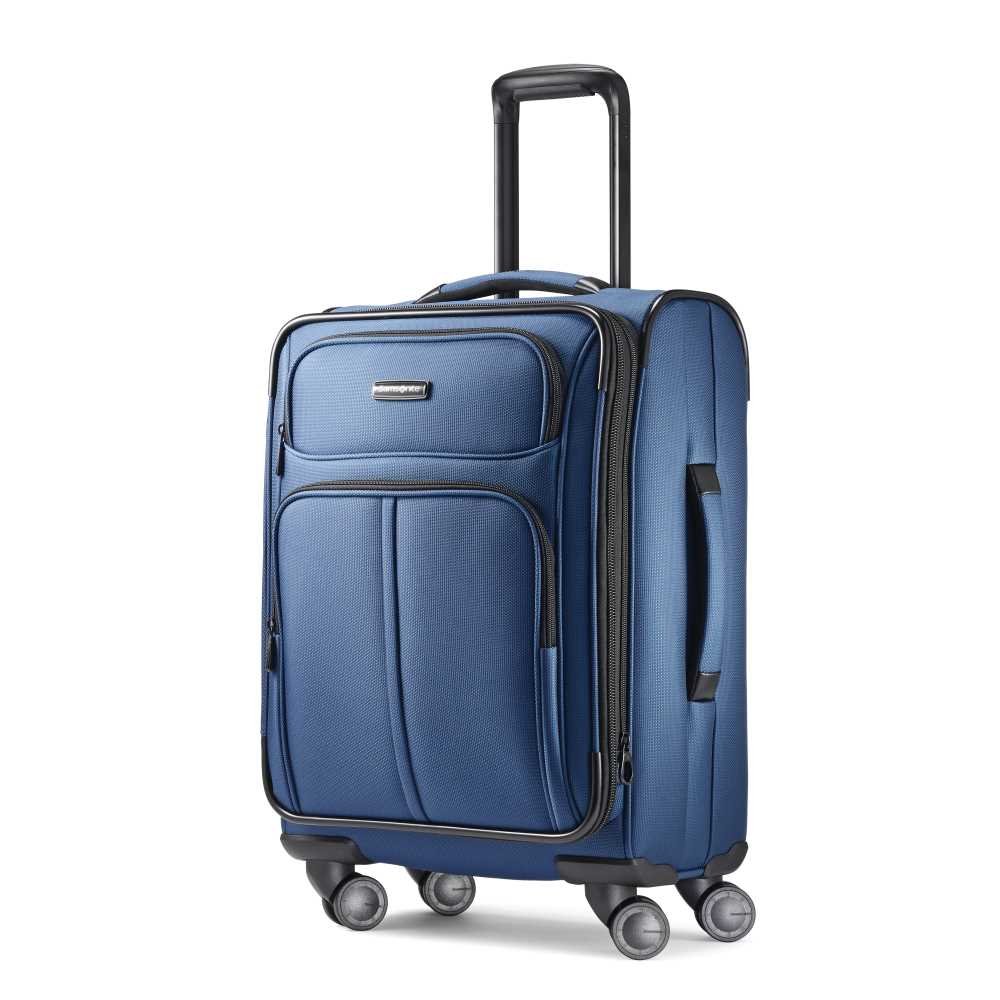 Buy Samsonite Leverage LTE Softside Expandable Luggage with Spinner Wheels, Poseidon Blue, Carry
