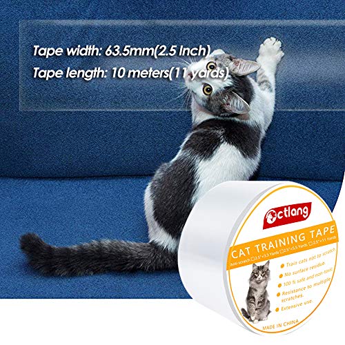 Fita de treinamento para gatos Blusea antiarranhões, proteção de sofá para móveis, adesivo, acessóri