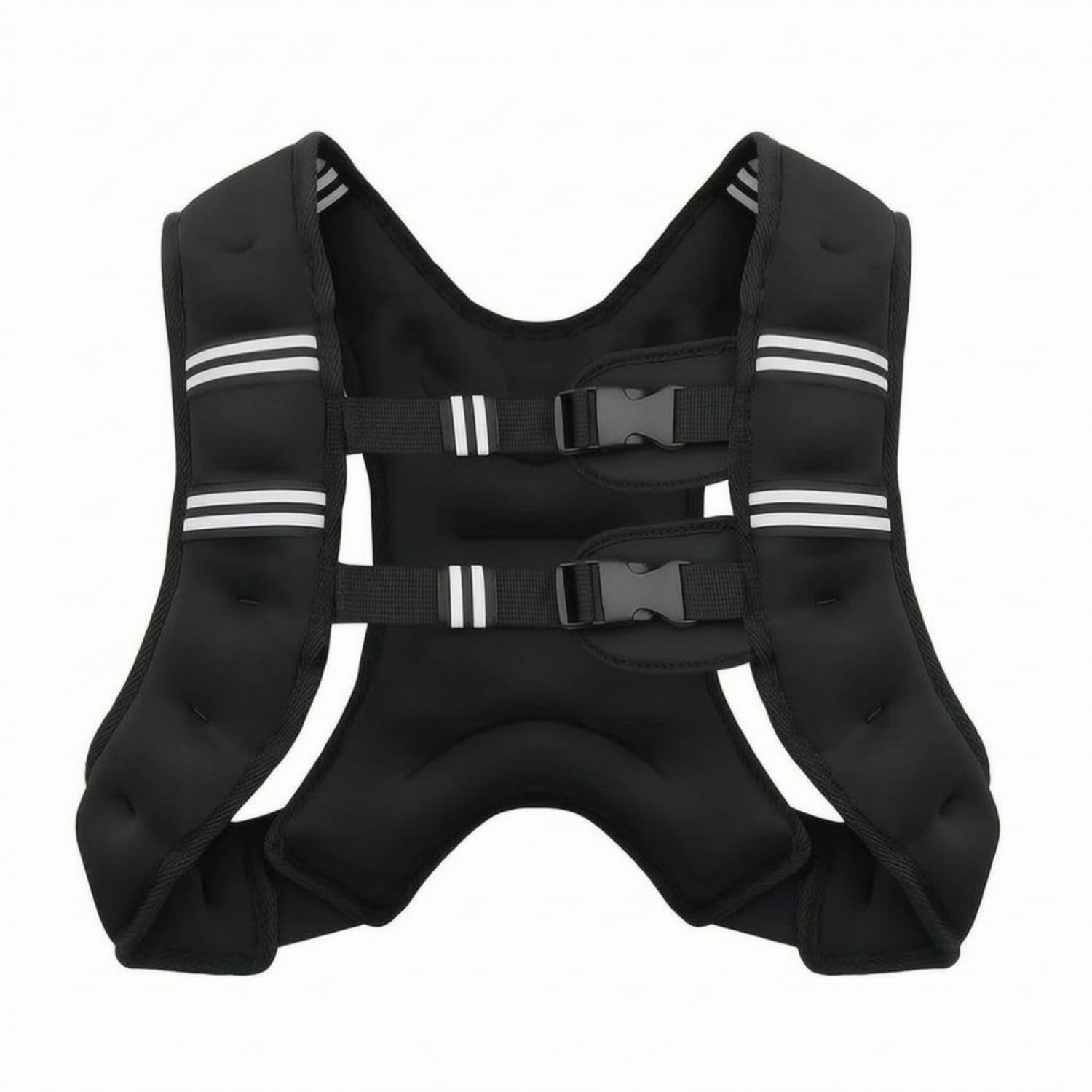 Padded Adjustable Weighted Vest Reflective Weighted Training Vest Breathable Long-Lasting for Runners, Athletes, Running, Hiking, 16LB|Weighted Vests|Sporting Goods-image-29
