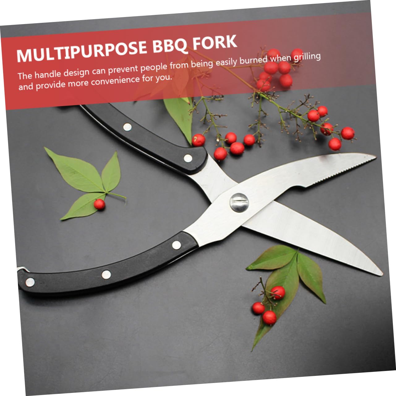 Abaodam Forchetta Per Forchetta Per Barbecue Kit Forchette Per Carne Utensili Per Barbecue Trinciapollo Accessori Per Facile Da Pulire Adatto Alimenti